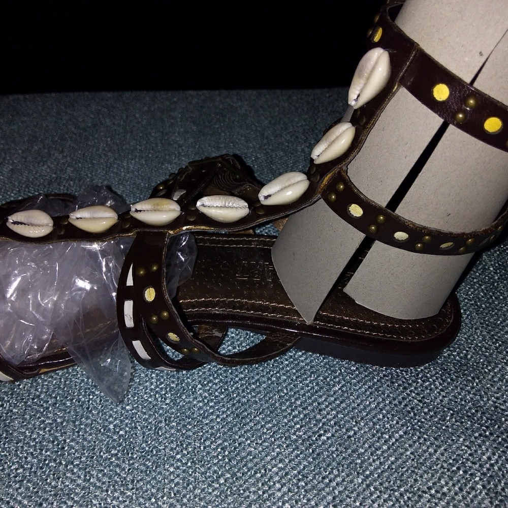 Colin Stuart gladiator sandals